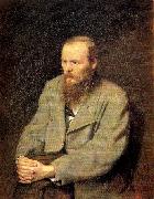 Perov, Vasily Portrait of the Writer Fyodor Dostoyevsky china oil painting reproduction